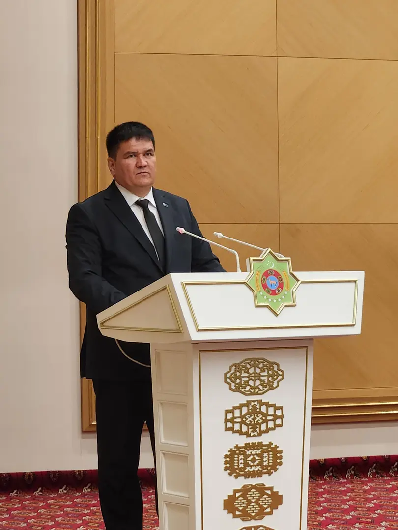 Image for Türkmenistanyň Kärdeşler arkalaşyklarynyň Tertipnamalaýyn wezipelerini berjaý etmek, Türkmenistanyň zähmet kanunçylygynyň tutýan orny we ähmiýeti barada, şeýle hem "Zähmeti goramak-sagdyn we howpsuz iş şertleriniň girewidir" atly geçirilen okuw maslahaty.