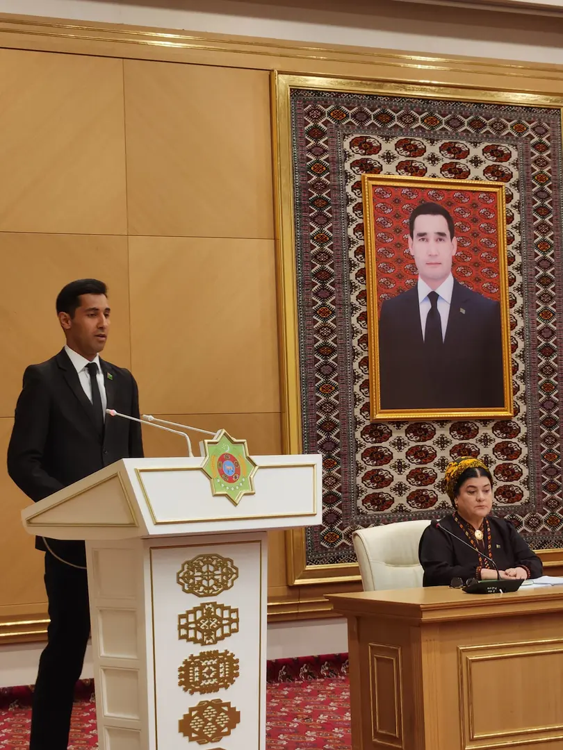 Image for Türkmenistanyň Kärdeşler arkalaşyklarynyň Tertipnamalaýyn wezipelerini berjaý etmek, Türkmenistanyň zähmet kanunçylygynyň tutýan orny we ähmiýeti barada, şeýle hem "Zähmeti goramak-sagdyn we howpsuz iş şertleriniň girewidir" atly geçirilen okuw maslahaty.